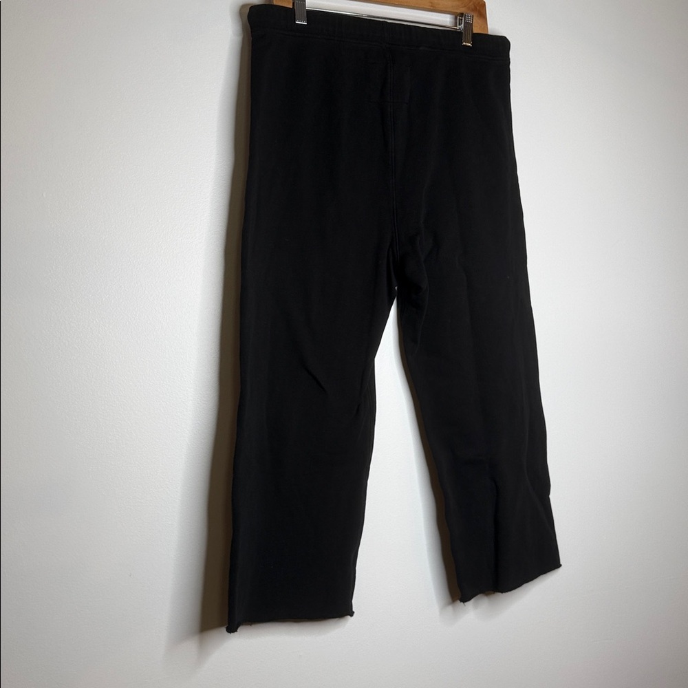 Frank & Eileen Catherine Favorite Sweatpant 24” black crops size large - Picture 7 of 11